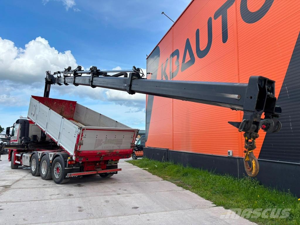 Volvo FM 500 8x4*4 HIAB 144E-5 / BOX L=5992 mm Vlakke laadvloer met kraan