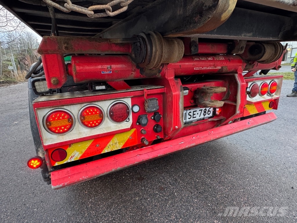Scania P 500 8x4/4 tridem, vaijeriauto Euro-6 케이블 리프트 탈착식 트럭