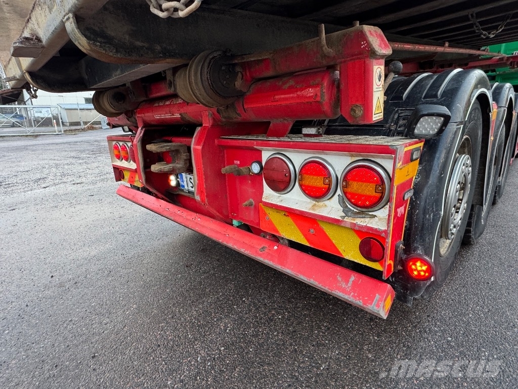 Scania P 500 8x4/4 tridem, vaijeriauto Euro-6 케이블 리프트 탈착식 트럭