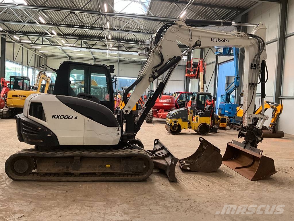 Kubota KX 080-4 Midi excavators  7t - 12t