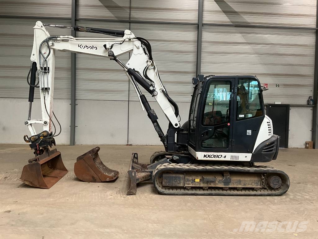 Kubota KX 080-4 Midi excavators  7t - 12t