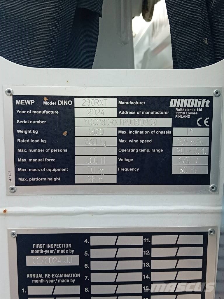 Dino 280RXT Verreikers