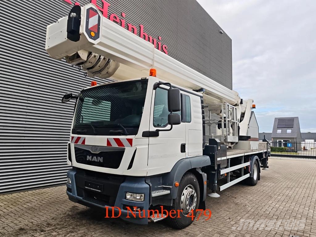 MAN TGM 18.290 4x2 Ruthmann T460 트럭 탑재 고소작업대