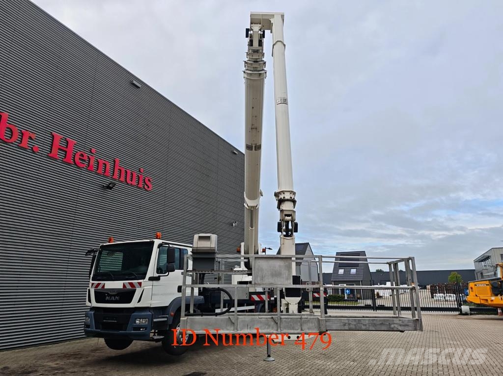 MAN TGM 18.290 4x2 Ruthmann T460 트럭 탑재 고소작업대