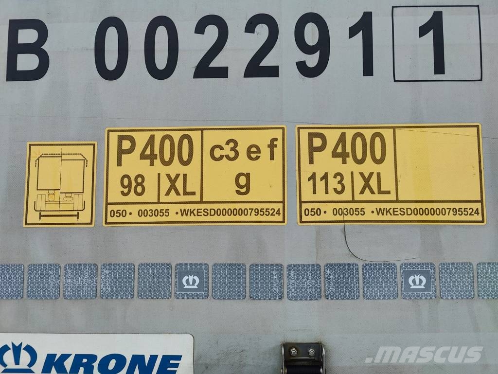 Krone 1427XBN0 Perdeli yari çekiciler