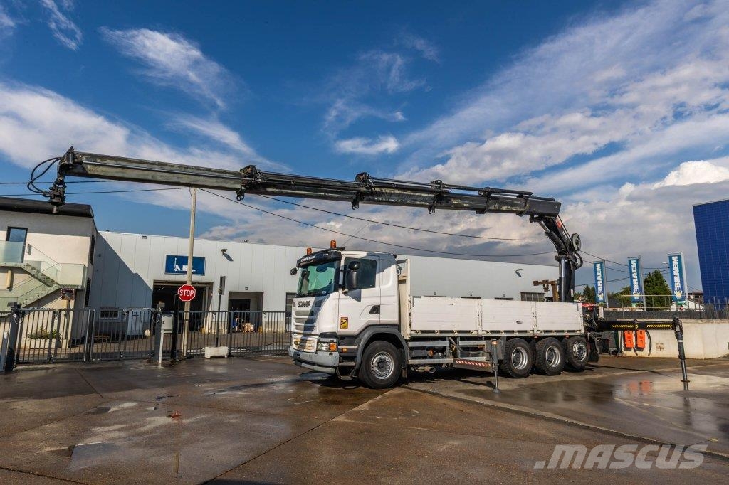 Scania G450+HIAB 377 EP-5 Camiones plataforma