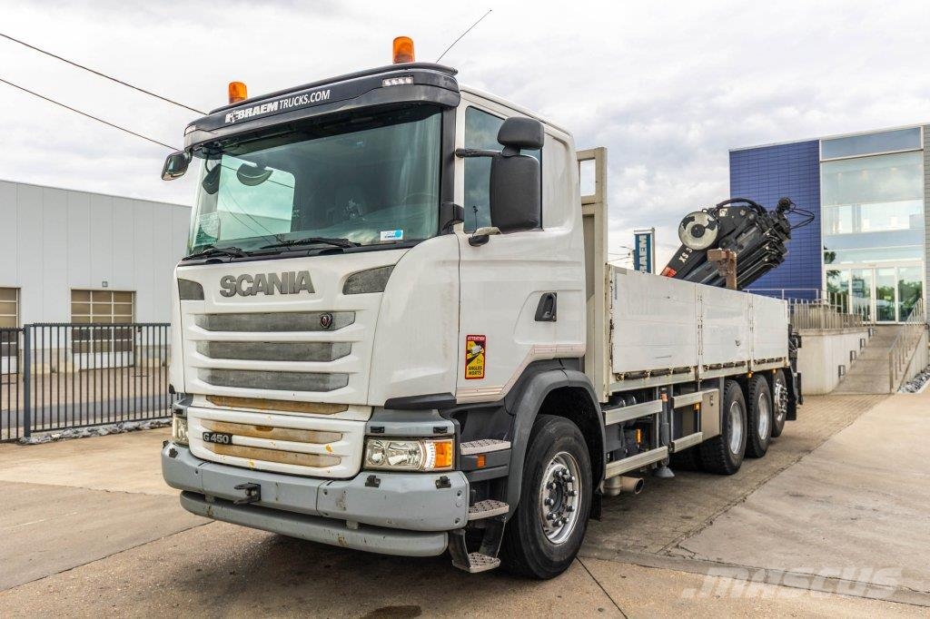 Scania G450+HIAB 377 EP-5 Camiones plataforma
