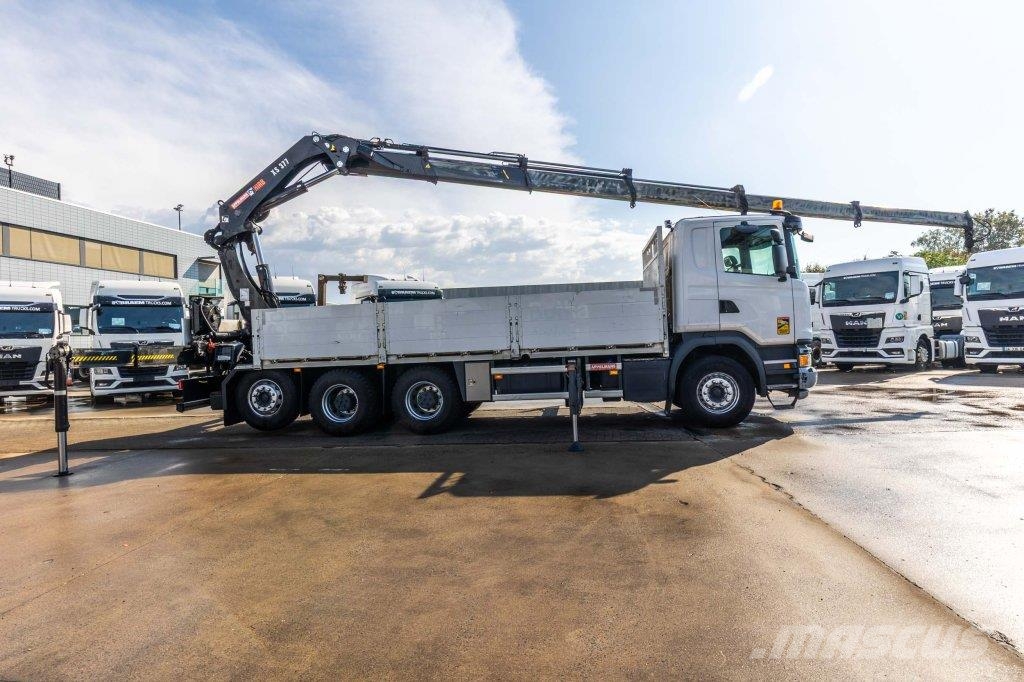 Scania G450+HIAB 377 EP-5 Camiones plataforma