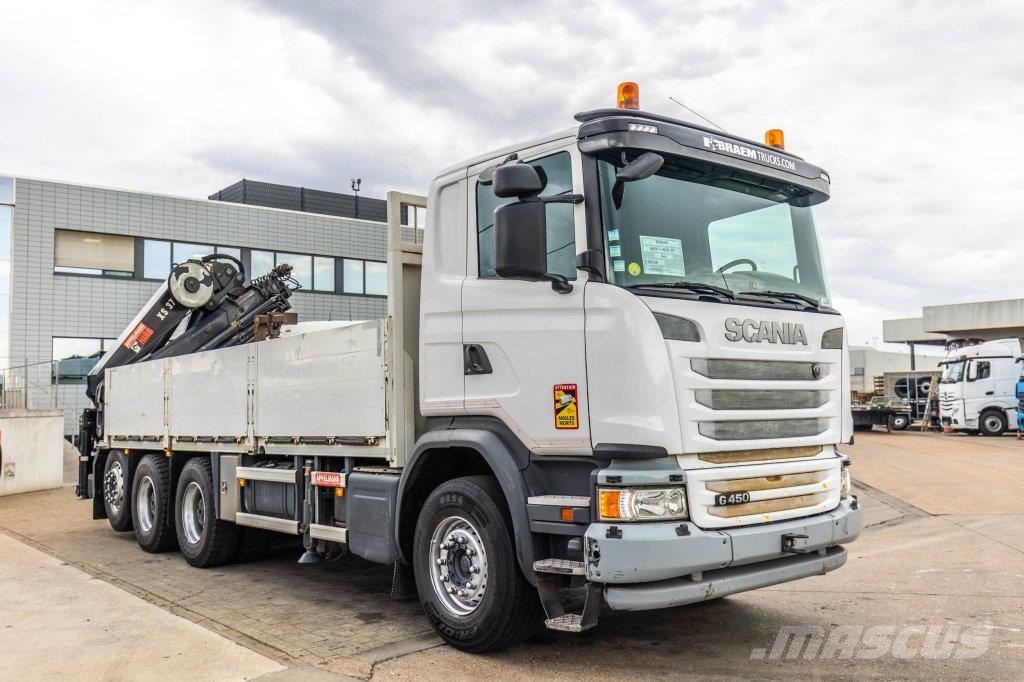 Scania G450+HIAB 377 EP-5 Camiones plataforma