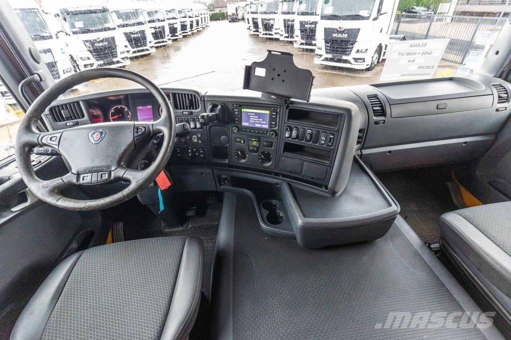 Scania G450+HIAB 377 EP-5 Camiones plataforma