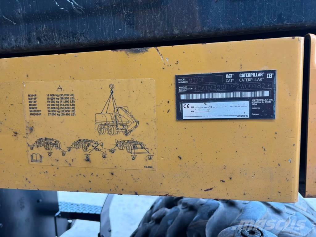 CAT M320F Pyöräkaivukoneet