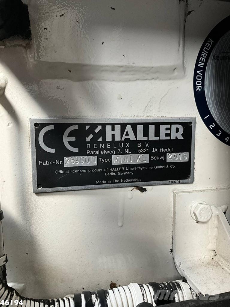 DAF FAG LF 220 Euro 6 Haller Just 119.291 km! شاحنات المخلفات