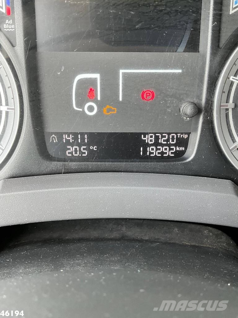 DAF FAG LF 220 Euro 6 Haller Just 119.291 km! شاحنات المخلفات
