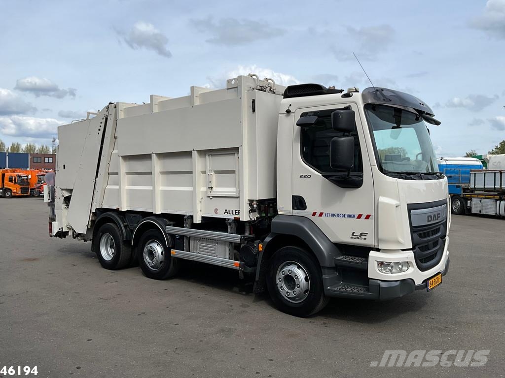 DAF FAG LF 220 Euro 6 Haller Just 119.291 km! شاحنات المخلفات