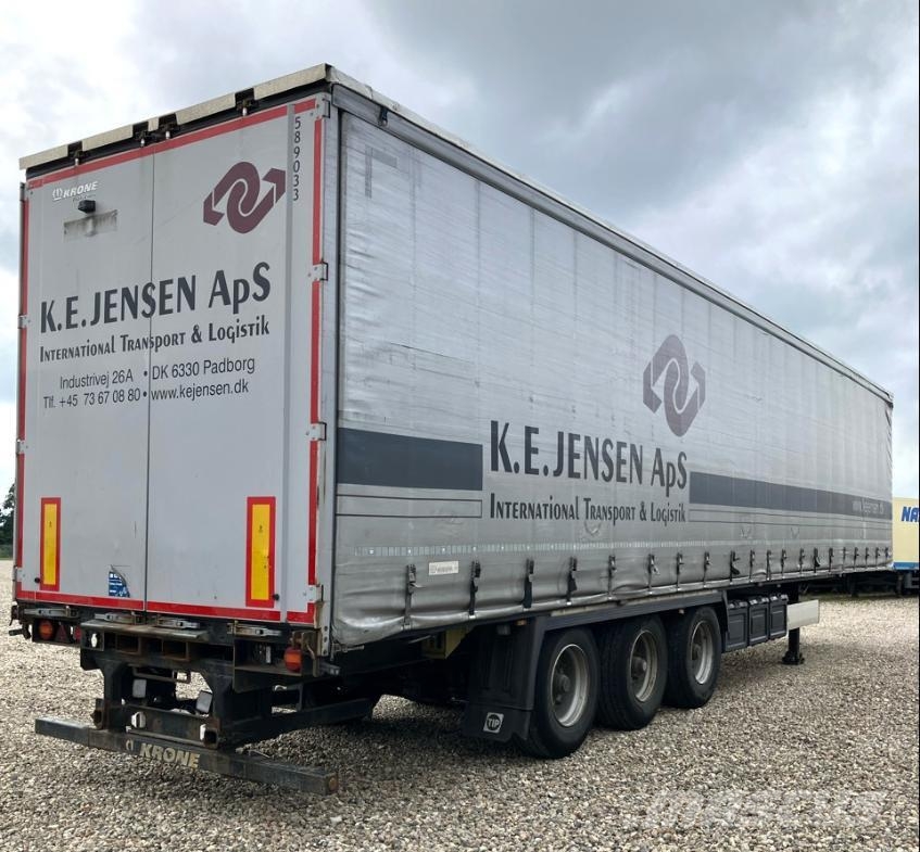 Krone Trailer Curtainsider Sliding Roof Straight Curtainsiderauflieger
