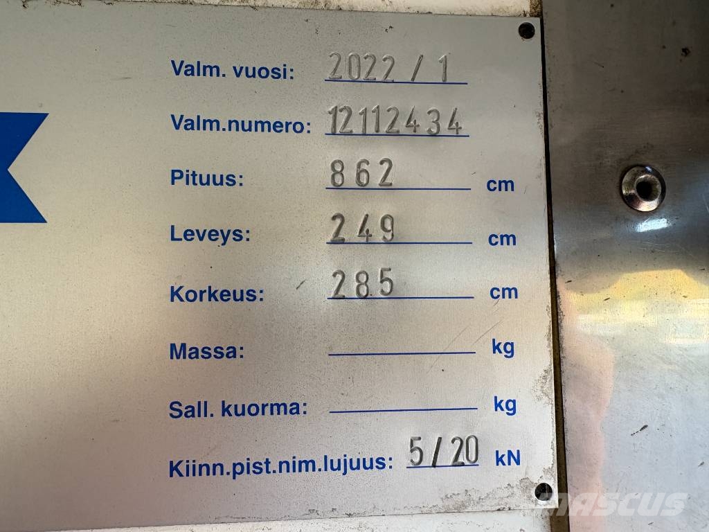MAN TGM 18.290 4x2 LL KSA-kori + PL-nostin Camion Fourgon