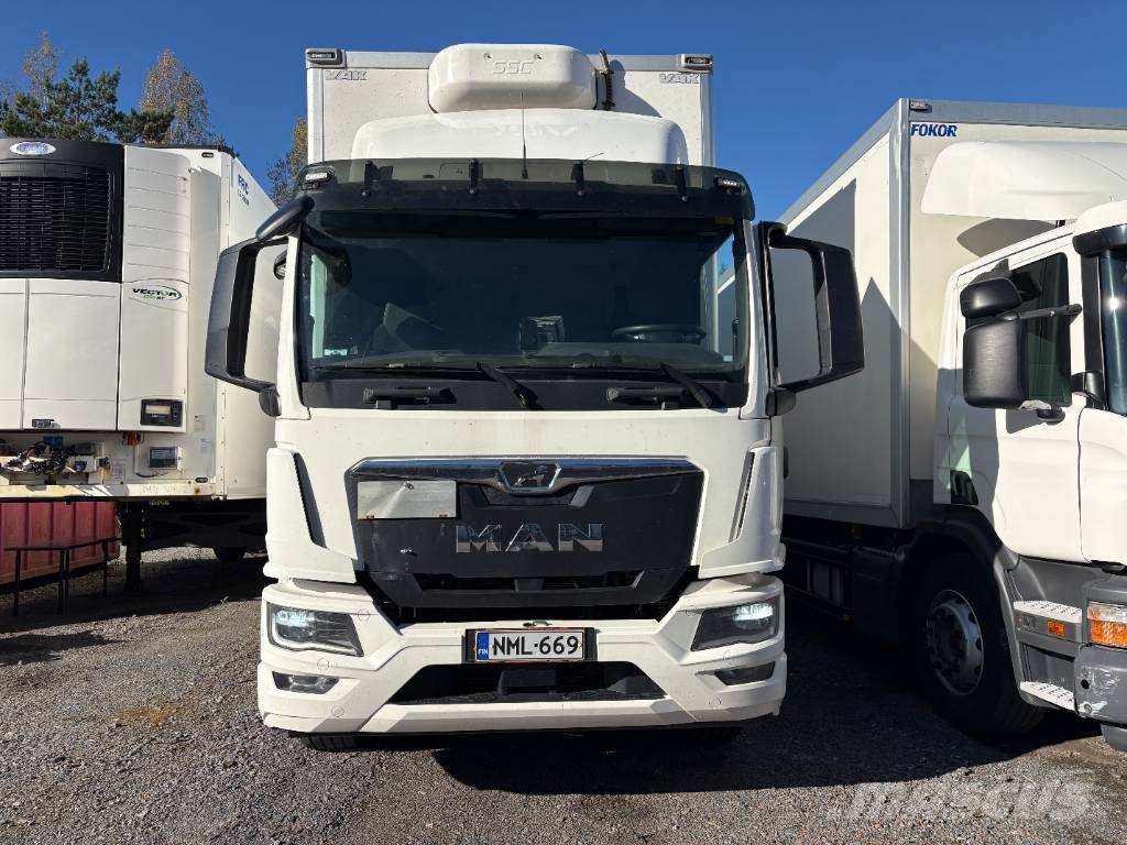 MAN TGM 18.290 4x2 LL KSA-kori + PL-nostin Camion Fourgon