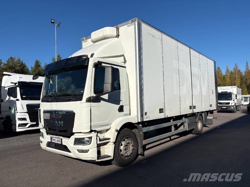 MAN TGM 18.290 4x2 LL KSA-kori + PL-nostin Camion Fourgon