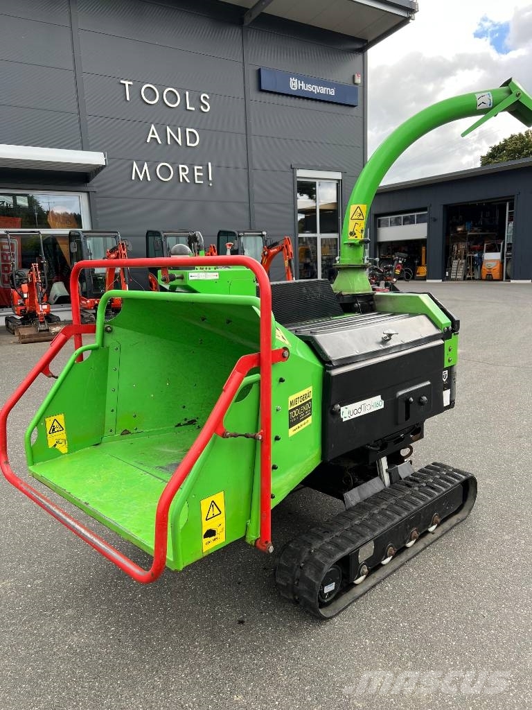 Greenmech QuadTrak 160 - Raupenhäcksler - Dreh- und Neigbar Wood chippers
