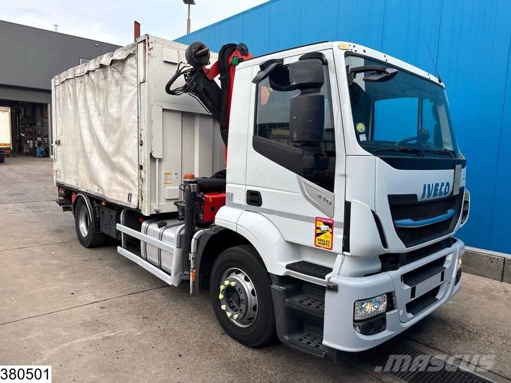 Iveco Stralis 310 EURO 6, Palfinger, Remote, Dhollandia Camioane platforma/prelata