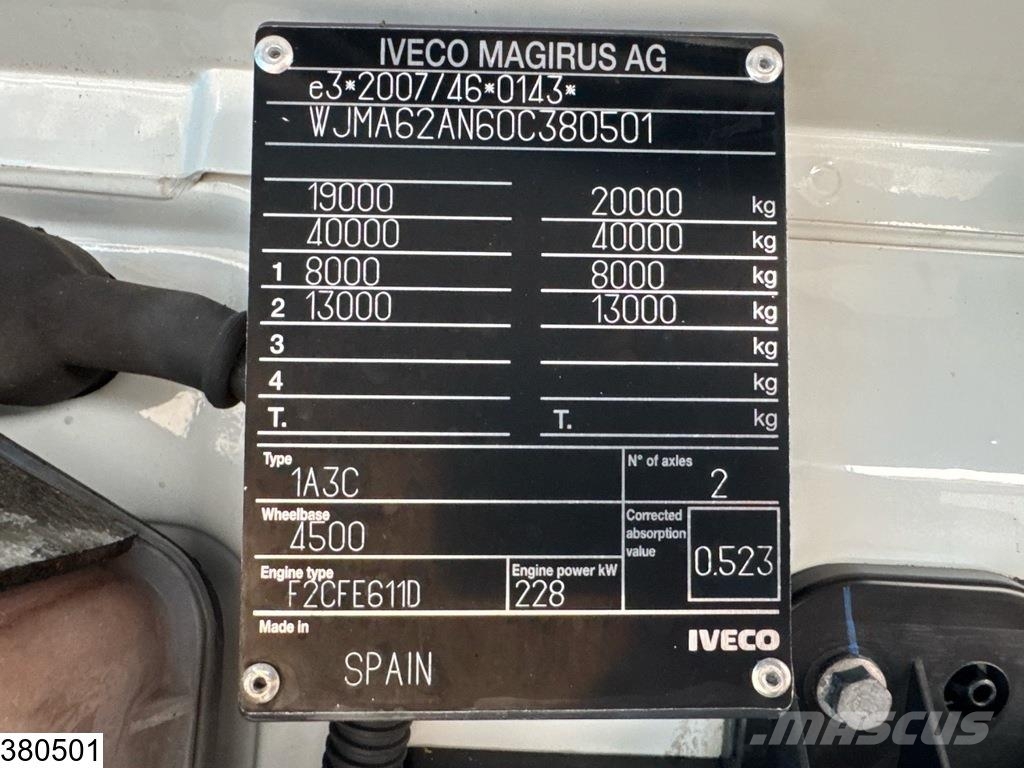 Iveco Stralis 310 EURO 6, Palfinger, Remote, Dhollandia Camioane platforma/prelata