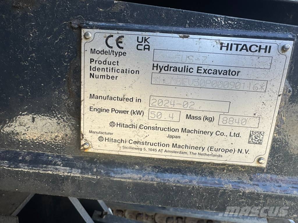 Hitachi ZX 95 US-7 Midibagger 7t - 12t