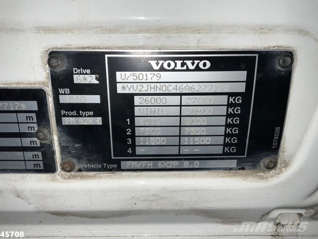 Volvo FM 300 VDK 20m³ Just 175.171 km! Śmieciarki