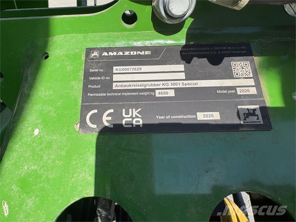 Amazone KG3001 Special + Centaya 3000 ISOBUS Ostale poljoprivredne mašine