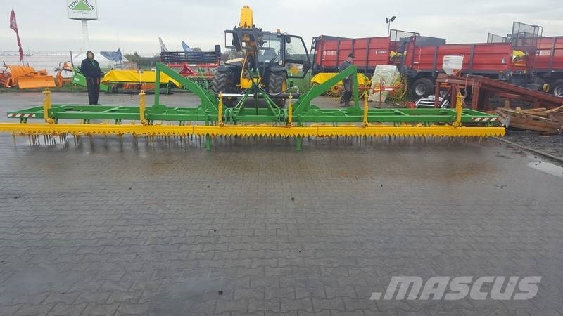 Top-Agro Meadow Heavy tine harrow, 8,5m / 8 poles, 70x12 Grape