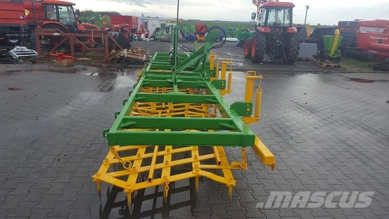 Top-Agro Meadow Heavy tine harrow, 8,5m / 8 poles, 70x12 Grape