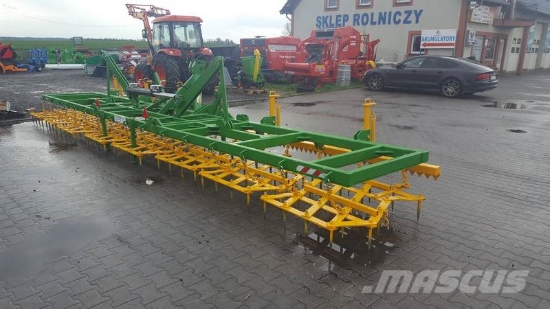 Top-Agro Meadow Heavy tine harrow, 8,5m / 8 poles, 70x12 Grape