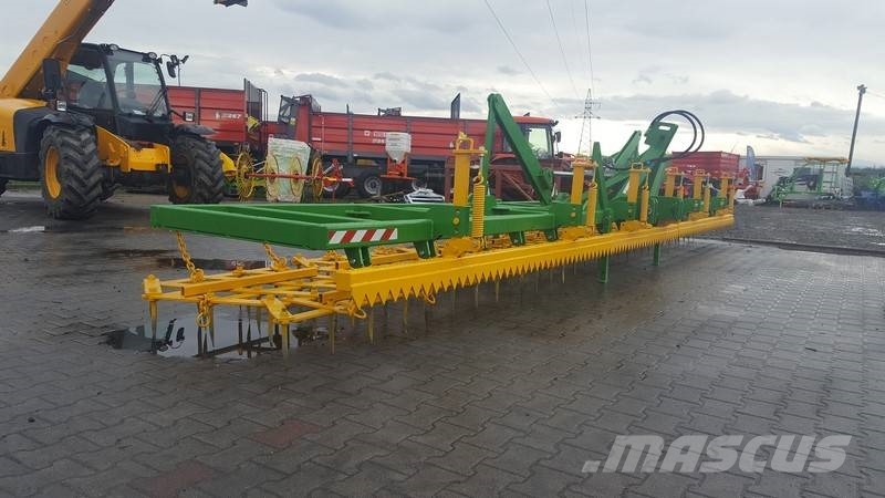 Top-Agro Meadow Heavy tine harrow, 8,5m / 8 poles, 70x12 Grape