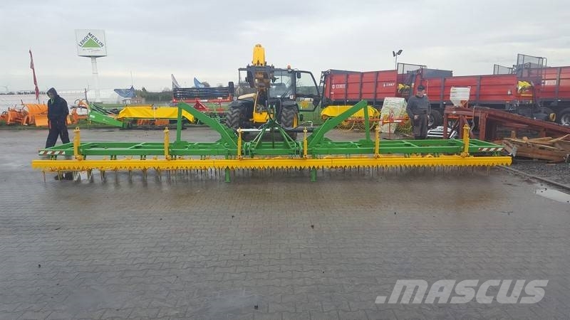 Top-Agro Meadow Heavy tine harrow, 8,5m / 8 poles, 70x12 Grape