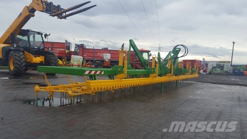 Top-Agro Meadow Heavy tine harrow, 8,5m / 8 poles, 70x12 Grape