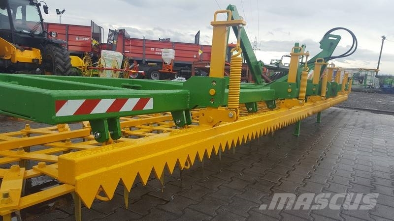 Top-Agro Meadow Heavy tine harrow, 8,5m / 8 poles, 70x12 Grape