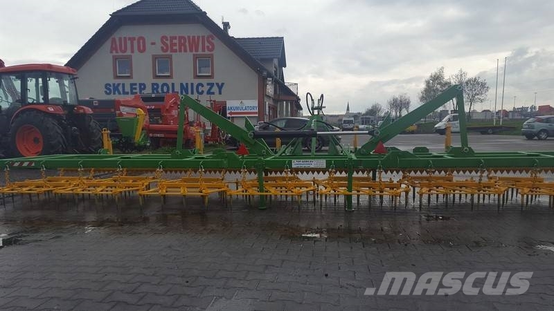 Top-Agro Meadow Heavy tine harrow, 8,5m / 8 poles, 70x12 Grape