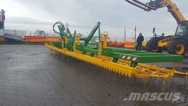 Top-Agro Meadow Heavy tine harrow, 8,5m / 8 poles, 70x12 Grape