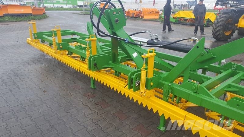 Top-Agro Meadow Heavy tine harrow, 8,5m / 8 poles, 70x12 Grape