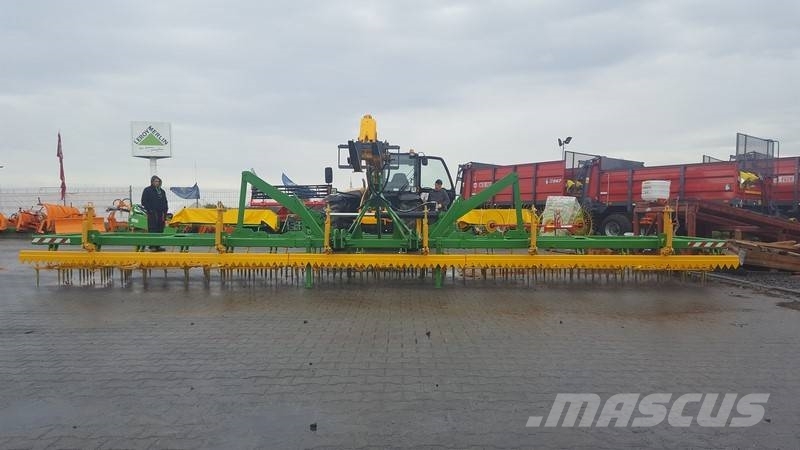 Top-Agro Meadow Heavy tine harrow, 8,5m / 8 poles, 70x12 Grape