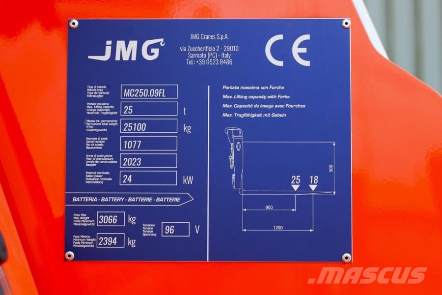 JMG MC250.09FL Valid inspection, *Guarantee! Fully Ele Dieselové vozíky