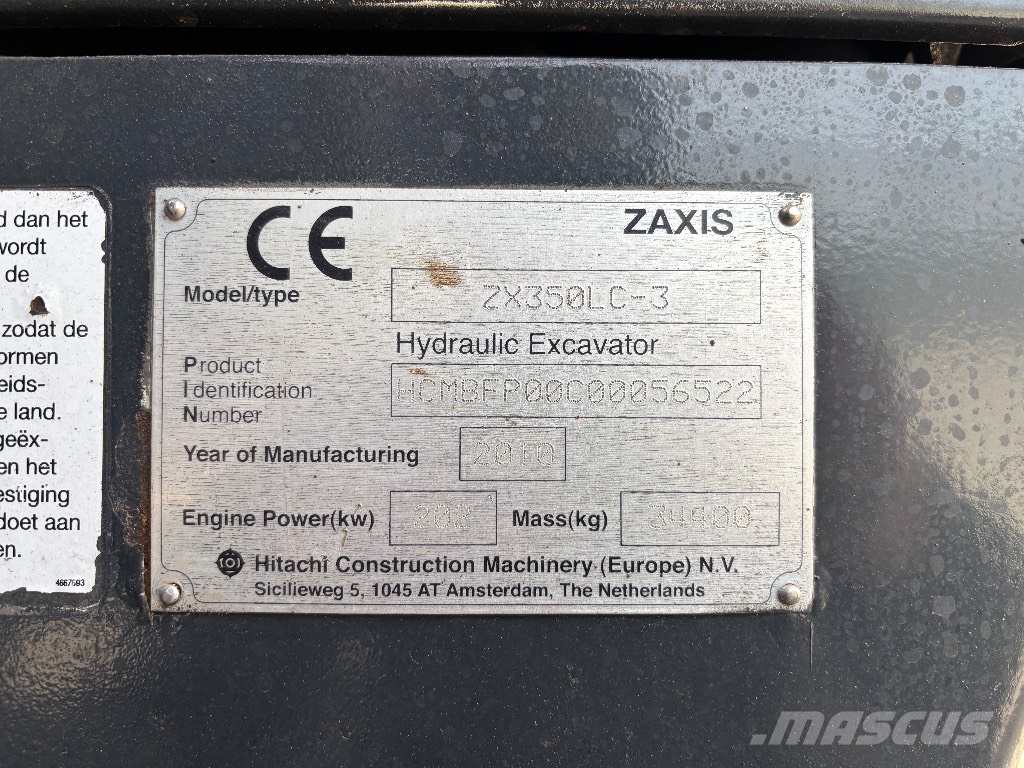 Hitachi ZX 350 LC-3 Escavadeiras de esteiras