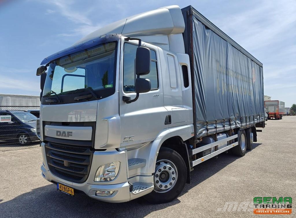 DAF CF 400 FAN 6x2/4 SpaceCab Euro6A - Sliding tarpaul 篷布卡車