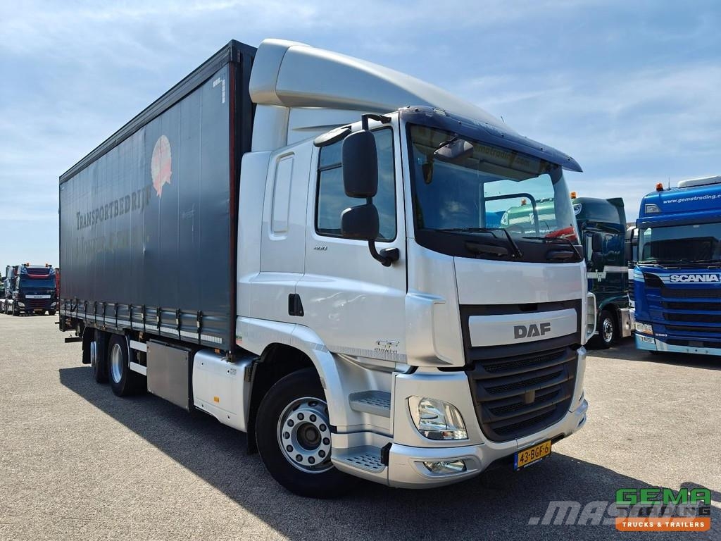 DAF CF 400 FAN 6x2/4 SpaceCab Euro6A - Sliding tarpaul 篷布卡車