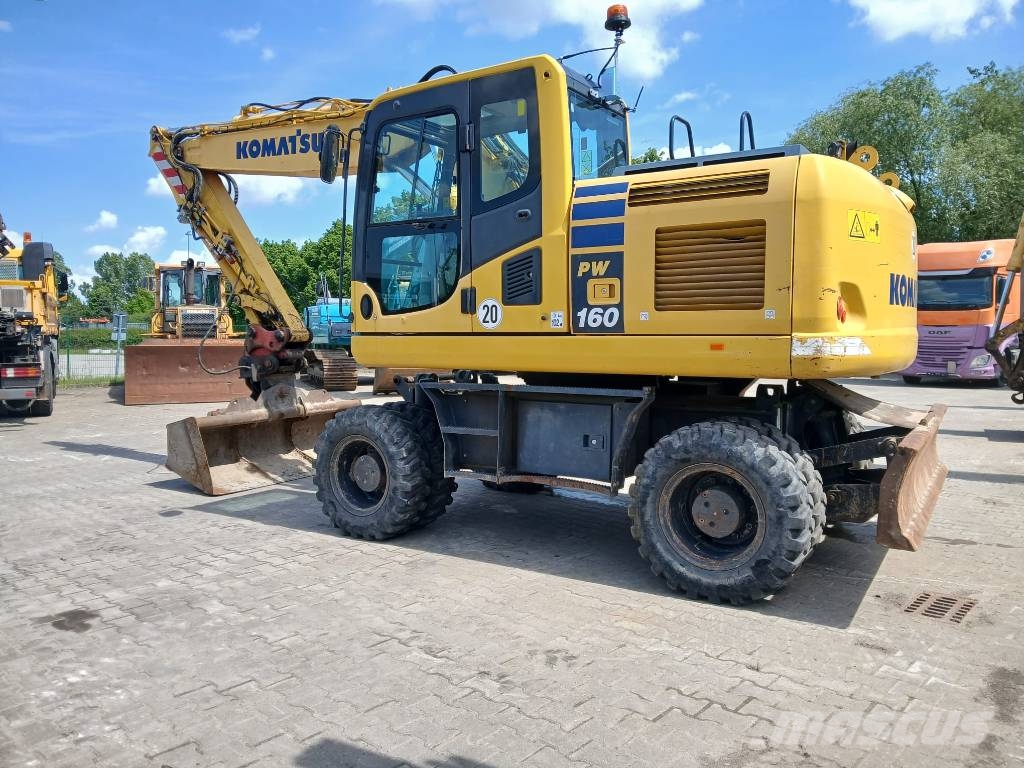 Komatsu PW 160-10 حفارات بعجل
