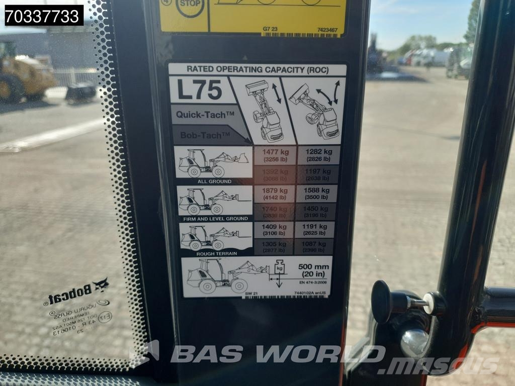 Bobcat L75 Gumikerekes homlokrakodók