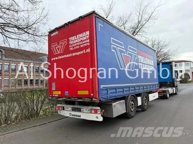 Krone Tandem/Edscha/Bordwand/PBW 커튼사이더 트레일러