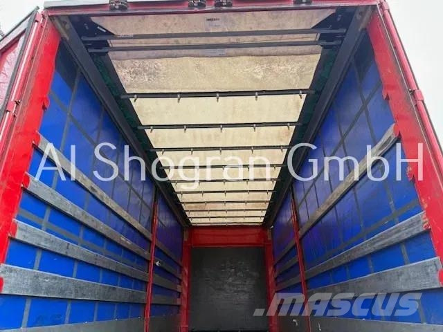 Krone Tandem/Edscha/Bordwand/PBW 커튼사이더 트레일러