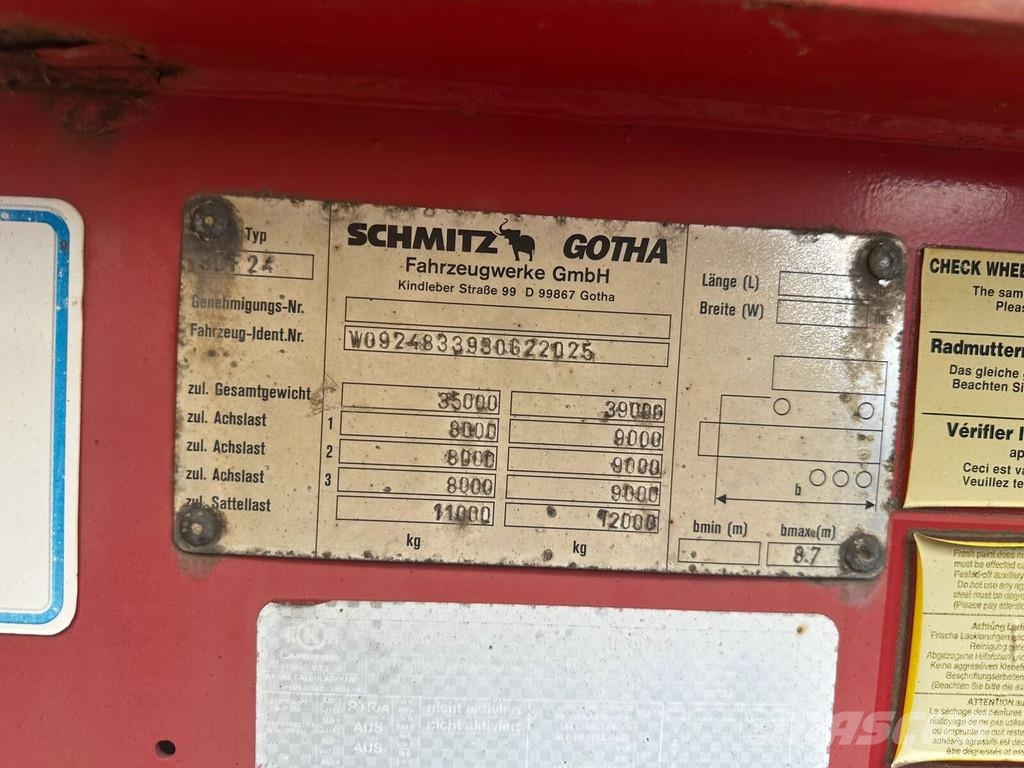 Schmitz Cargobull Gotha SCF 24 T Kontejnerové návěsy
