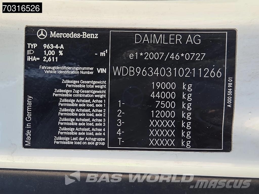 Mercedes-Benz Actros 1843 4X2 NO DOCS - ClassicSpace Retarder Sadulveokid