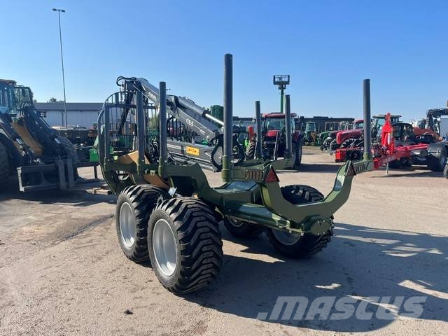 Farma Huggarvagn 12T med Drivning 8,5m kran Övriga vagnar